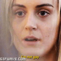 dopemanfrrresh:  wonderland-prison:  The “I’m not gay” lesbian collection.
