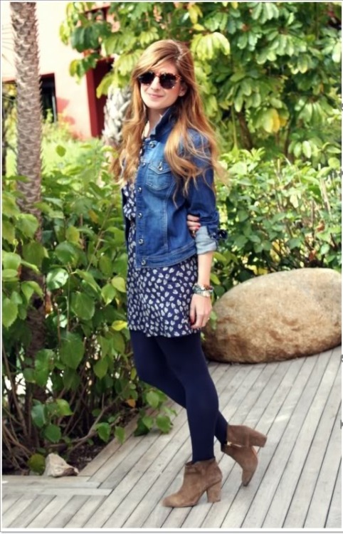 fashion-tights:  Blue Jumpsuit
