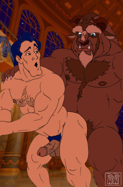 dirty-disney-and-horny-heroes:Gaston and the Beast! Dirty-disney-and-horny-heroes  More to come!  FOLLOW ME  Ask about requests and commissions! 