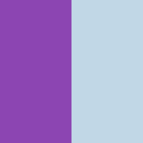 colorandcolor:color and color 10383 - #8c45b2 and #c1d7e6