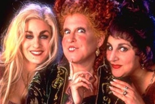 Hocus Pocus is on. Life is complete. Twist the bones and bend the back!