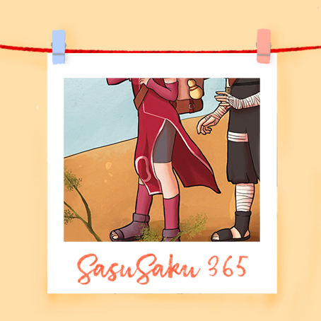 ladywithpurplehair: Hey there! Here’s a preview of my piece for the SasuSaku 365 Calendar host