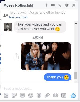 Moses Rothschild is a fan of my work :-)