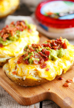 foodffs:  Twice-Baked Loaded Ranch Potatoes Really nice recipes. Every hour. Show me what you cooked! 