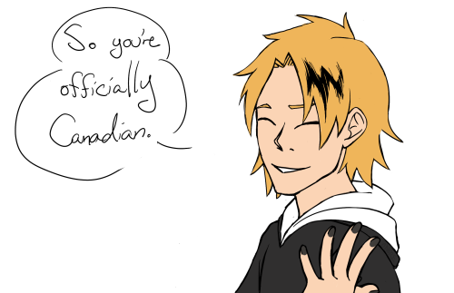 onore-art: Oh, ShinsouHave I mentioned I’m Canadian? Ahaha, yeah. Hitoshi is one of ours now. Not gi