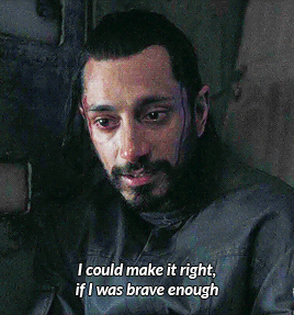 skywalkerapologist:“Do something about it.”Finn in The Force Awakens (2015)  //  Bodhi Rook in Rogue