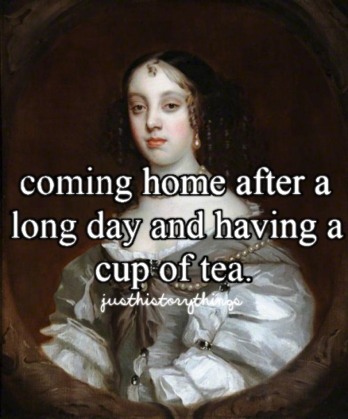 justhistorythings:JGT Post Submitted by cakesandfail (When Catherine of Braganza arrived in England 