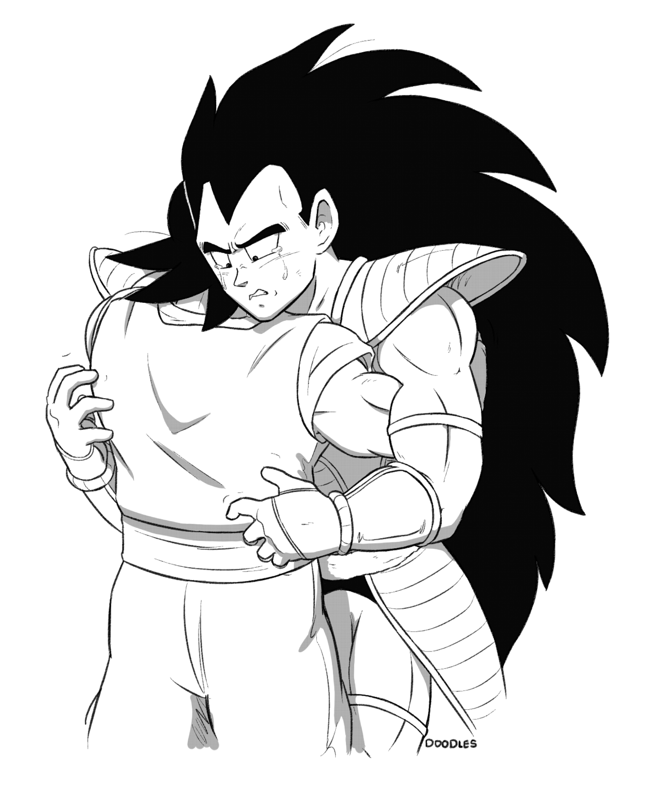 doodles4days:  When your brother holds you in any way that isn’t a full nelson.Raditz