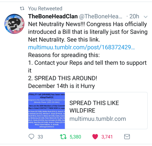 kingcyrus: my-hand-in-your-pocket:  YALL. CALL YOUR REPS!  https://twitter.com/TheBoneHeadClan/status/940369097052827654  Guys it’s realHere’s the link to the actual bill: https://www.congress.gov/bill/115th-congress/house-bill/4585/cosponsorsGo here: