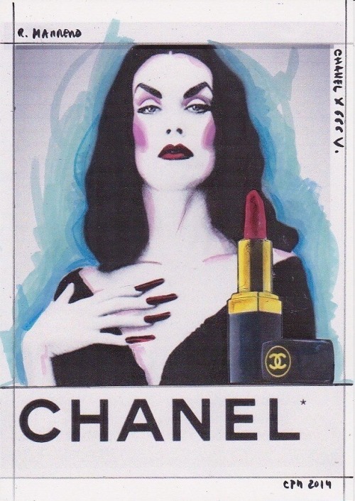 Roberta Marrero, Chanel X 666 Series: Elvira, Mistress Of The Dark; Bride Of Frankenstein; Lily Munster;