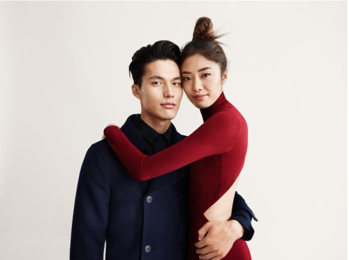 wilsonmodelmgmt:   Dae &amp; His Beautiful Wife Bora for Forever 21 Holiday 2015 Campaign!! Phot