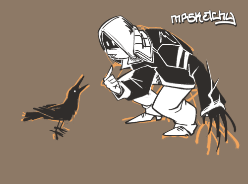 Epilogue Alex has a feather brain. Blackwatch is confused as he pecks craters into the sidewalk.Supp