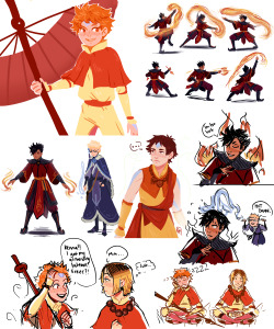 shilles:  i have the coolest haikyuu/atla crossoversome designs/scribbles &gt;:)