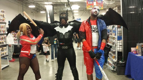 black cosplayer