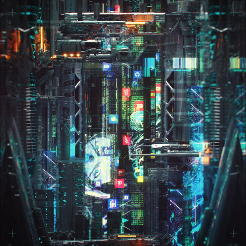 Fragmented Focus - [DAY_974]Neo Tokyo & Utopia architecture kit by: Kitbash3D