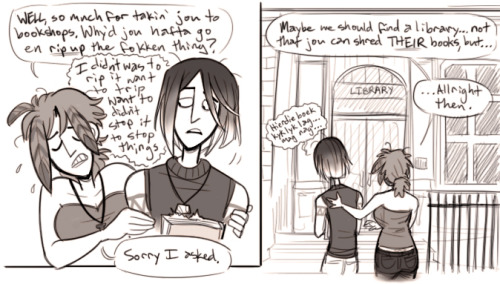 Sudden Insaneography comic-excerpt-thing! It started with that darn sketch of the Craddock siblings 