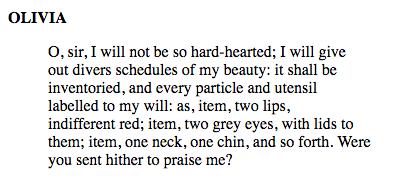 roundobject:susan sontag / twelfth night