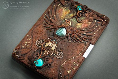 bulwark369:  lonewlf:  culturenlifestyle:Handcrafted Fairytale Clay Journals by Mandarin Duck Jewelry designer Aniko Kolesnikova, (previously featured here) best known as Mandarin Duck is recognized for her whimsical, sophisticated, ornate work featuring
