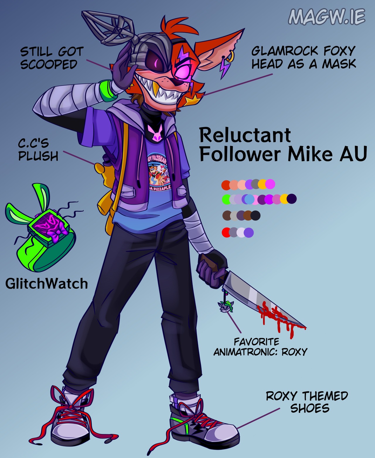 My FNAF: Security Breach AU concepts - The Nightmare Animatronics #1 ( Nightmare Glamrock Freddy). I feel pretty proud of this drawing, hope you  guys like! Also, should I call them Nightmare Animatronics