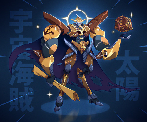 My Space Pirate for this month CDCThis the 40th chara design challenge (and I didn’t missed on