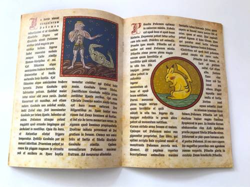 retrogamingblog2:Artist DobieDraws created a Pokemon manual illustrated in medieval art style