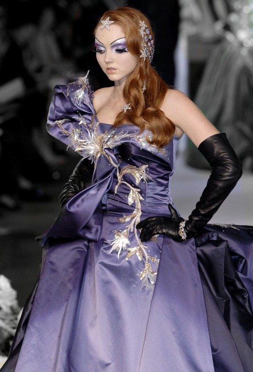 Lily Cole for Christian Dior Haute Couture Fall 2007