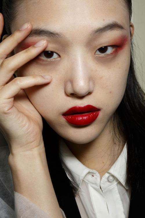 fay-wray:Backstage at Jean Paul Gaultier Fall/Winter 2014