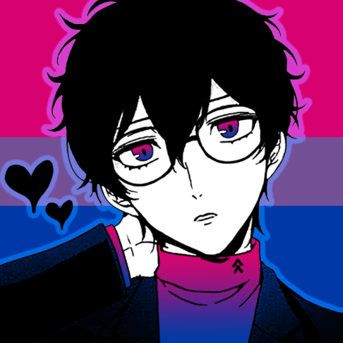 bisexual akira kurusu / ren amamiya (from persona 5) icons for anon! free 2 use, but pls put credit