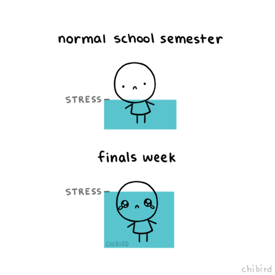 That last week before finals. . 