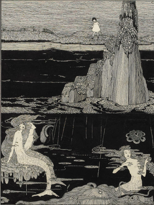 Harry Clarke aka Henry Patrick Clarke (Irish, 1889-1931, b. Dublin, Ireland) - Untitled, c. 1920, Dr