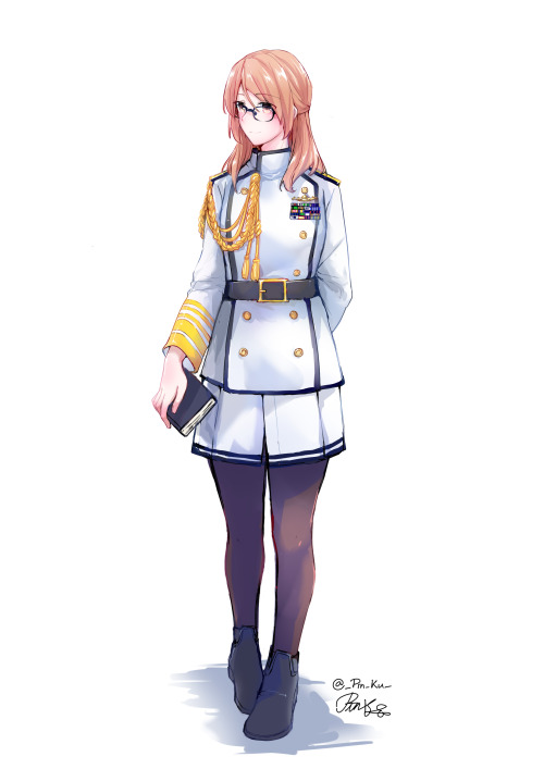 Commission-Female admiralfor ID: @listcake from Plurk