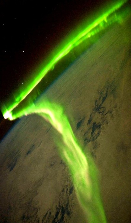 n-a-s-a:Aurora Borealis as seen from the International Space Station