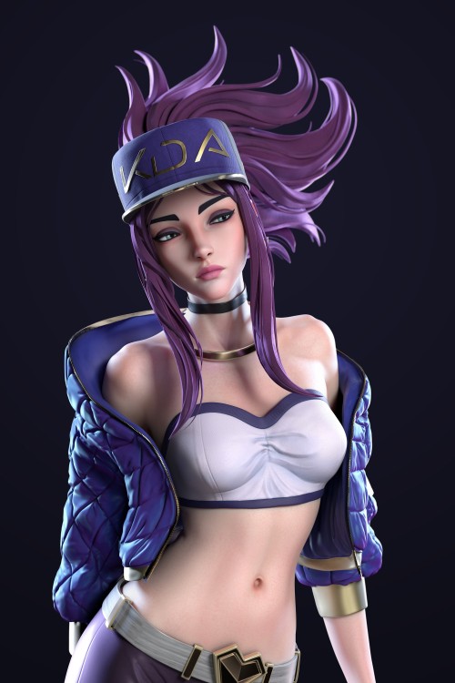 Akali Fanart - Qi Sheng Luo 