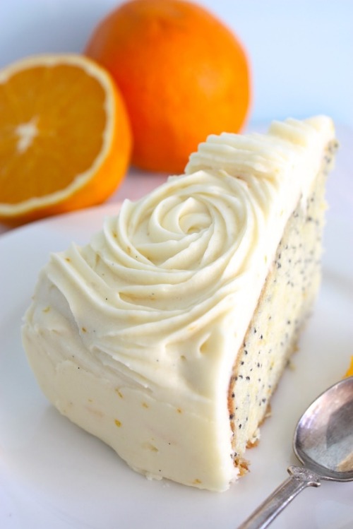 orange and poppy seed tea cake