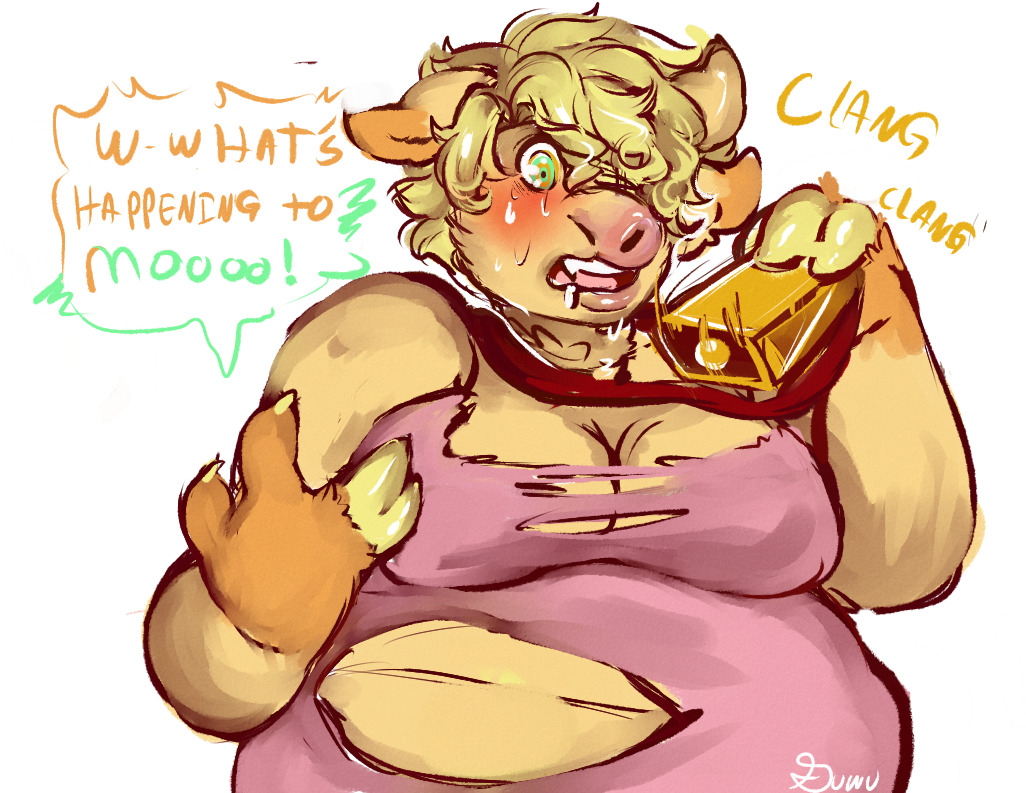 guwu: More magical cow bell shenanigans !This time an unlucky Sonny gets to be turned