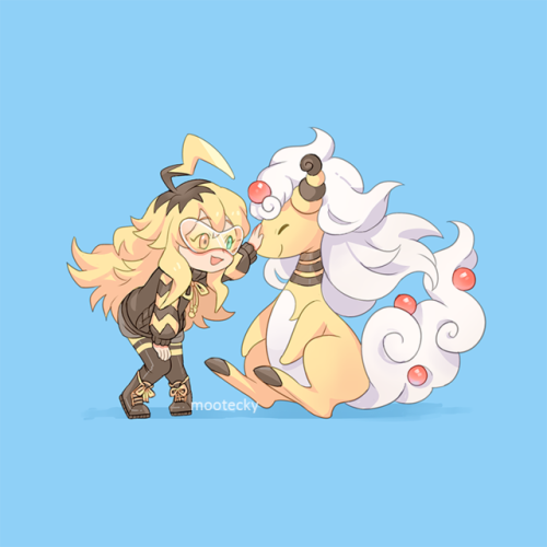 mootecky:Chibi comms! the one with the mega ampharos belongs to @aishasauce ilu!!!