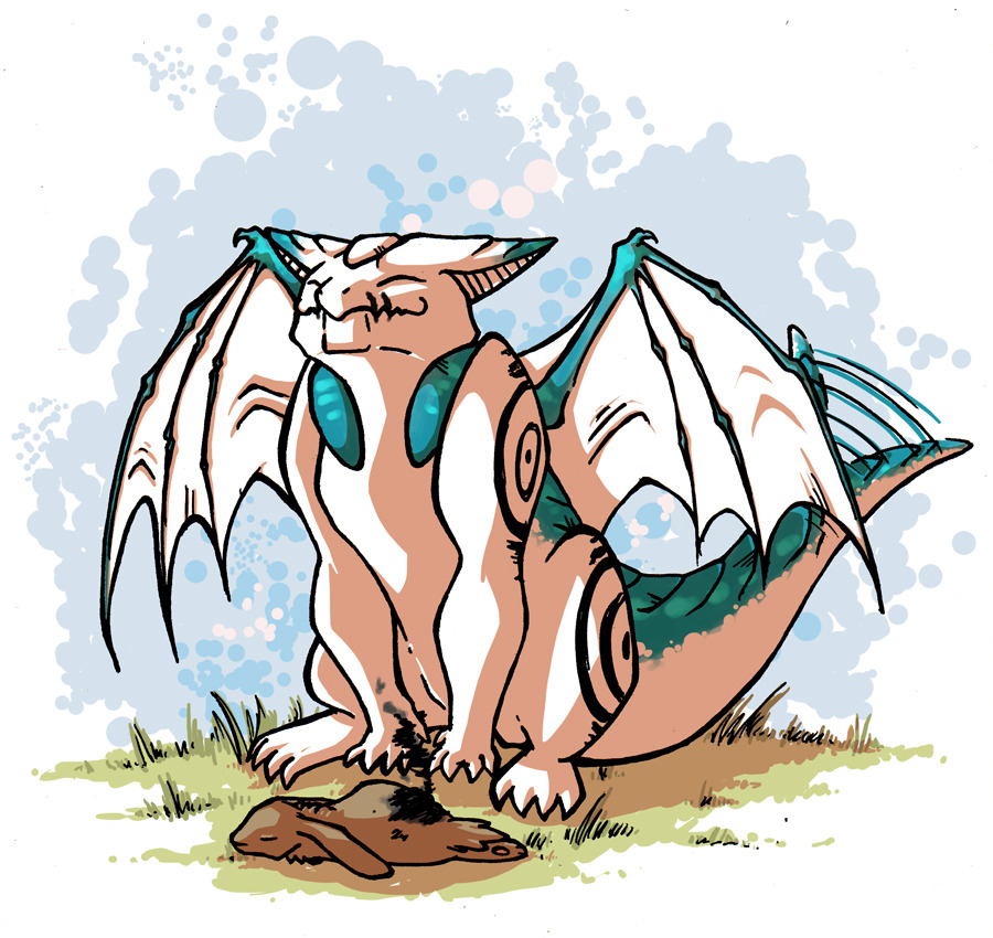 momoless:  I just wanted to draw uniformshark’s dragonformers Tailgate… =w=  He