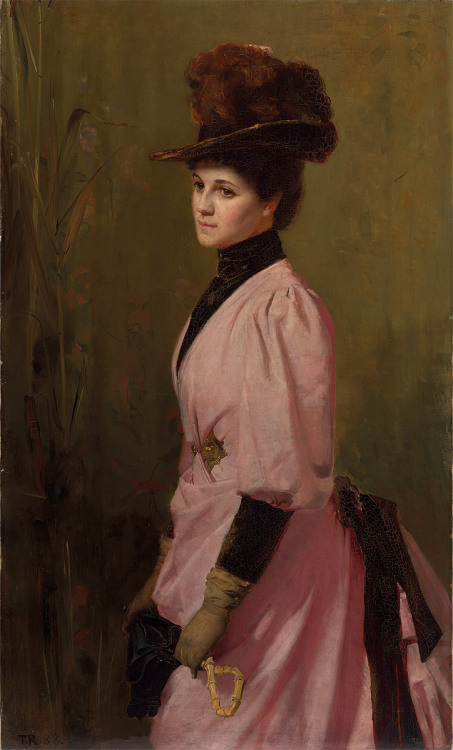 Portrait of a lady by Tom Roberts, 1888