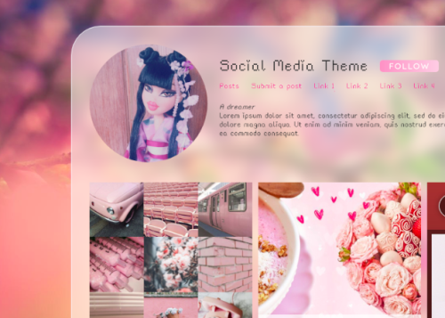 themesbypale:Theme: Social Media by Themes by Pale (or Palemomos Themes)Preview 1 | Preview 2 | Inst