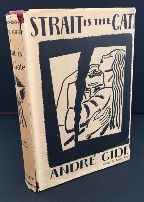 Strait is the Gate. André Gide. English translation by Dorothy Bussy. Dust jacket design by Dame Lau