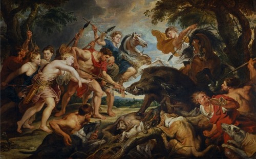 The Hunt of Meleager and Atalanta (aka Meleager, Atalanta, and the Hunt for the Calydonian Boar), Pe