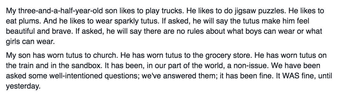 kristinnoeline:  gaywrites:   A grown man accosted this mom’s 3-year-old son because