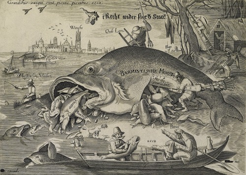 magictransistor: Pieter Brueghel the Elder, Die großen Fische fressen die kleinen (Big Fish Ea