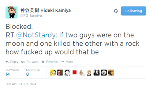 katbas:  neckbearcl:  some instances of kamiya interacting with fans on twitter       i dont know if this is collection is supposed to be complimentary or not. but him not wanting to deal with dumb bullshit is admirable. i appreciate his steel balls and