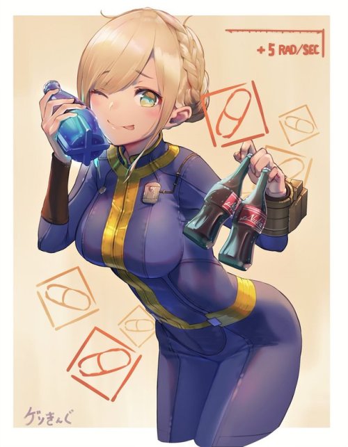 ComGenki06: &ldquo;「ヌカ中毒」 ＊まだ拙いですが絵をたくさん描けた一年でした！皆さん良いヲ年ヲ～ t.co/ayhikWetCf&rdquo;