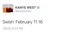 kanyesquotes:  Swish release date 