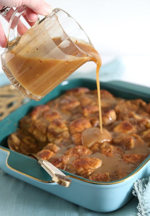 sweetoothgirl: Pumpkin Spice Bread Pudding with Maple Toffee Sauce