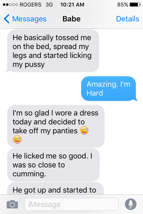 sluttytext: dirtysideofi: ….. So things went really, REALLY well!!! ☺️ Can’t wait to do