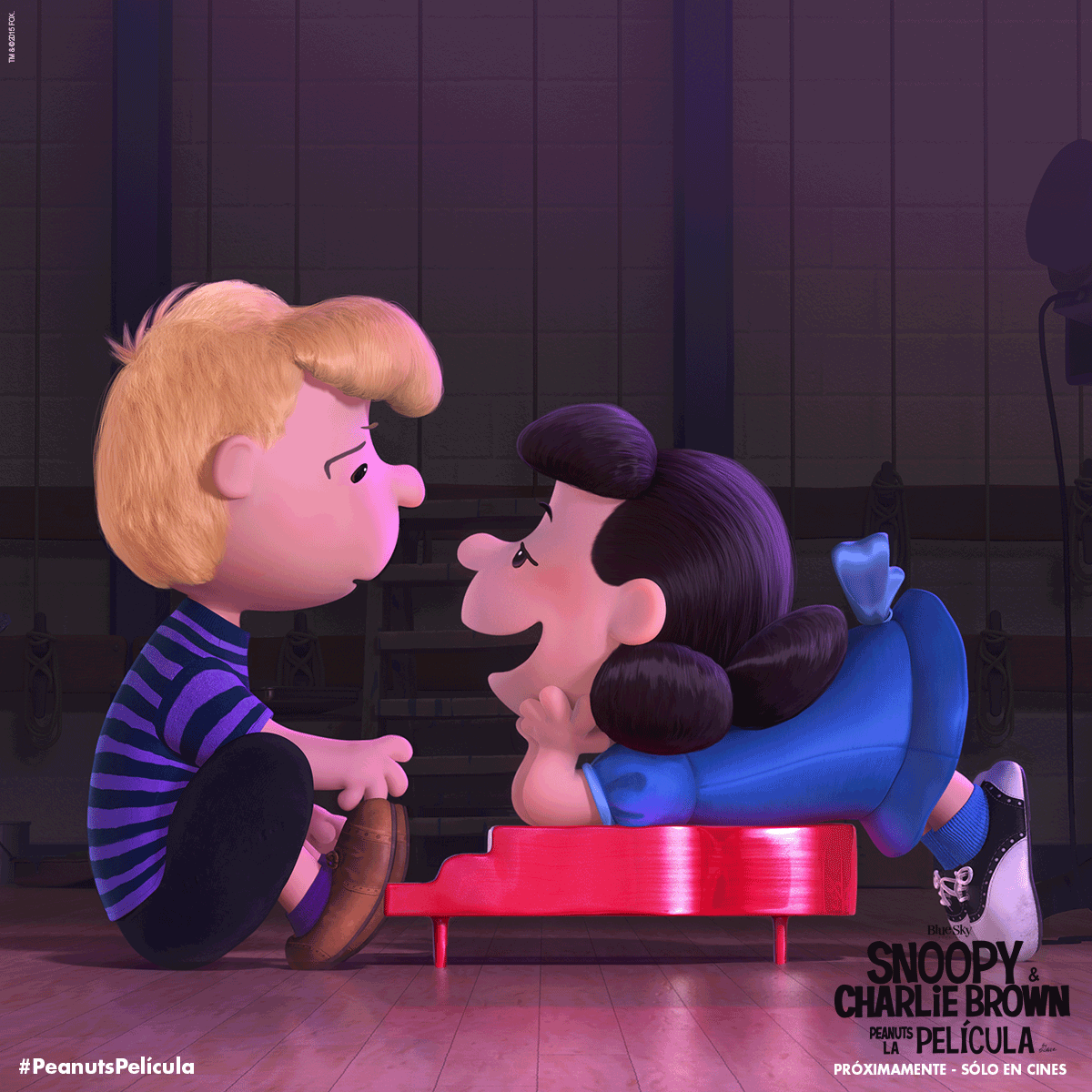 La música es el lenguaje del amor para Lucy.
Snoopy & Charlie Brown: Peanuts La Película.
Próximamente- Solo en cines