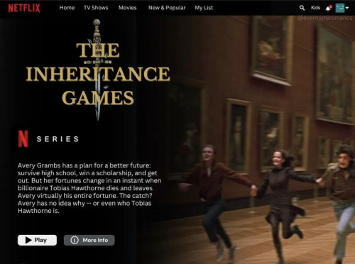 Honestly Imagine A Inheritance Games Tv Show